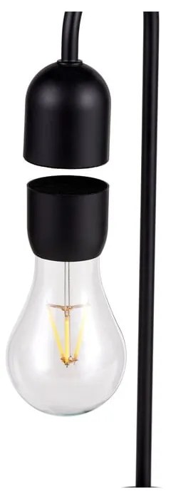 Čierna stolová lampa (výška 36,5 cm) Evaro – Gingko