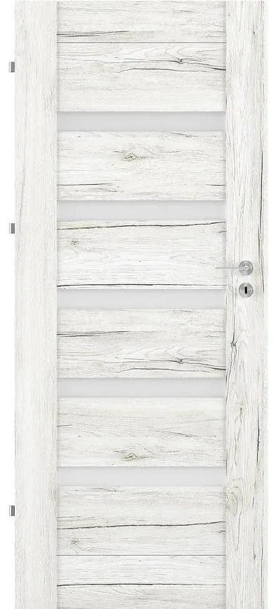 Dvere vnútorné PRESTIGE PY 02 80L dub snežný