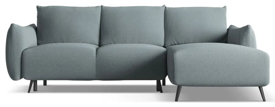 Svetlomodrá rohová pohovka (pravý roh) Malie – Makamii