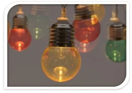 LED párty osvetlenie na batérie, 30 žiaroviek, 4,5 m