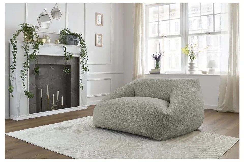 Svetlosivý sedací vak Lilibet – Bobochic Paris