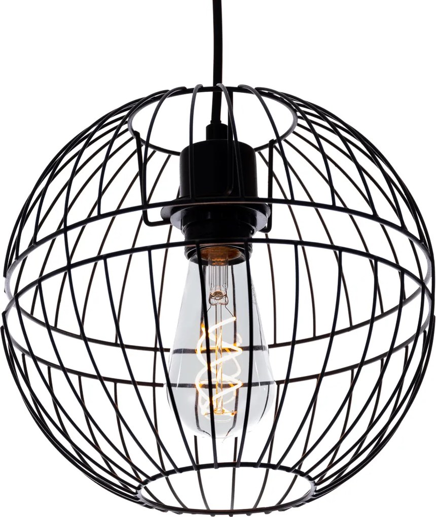 Moderné závesné svietidlo čierne 3-svetlo - Sphaera