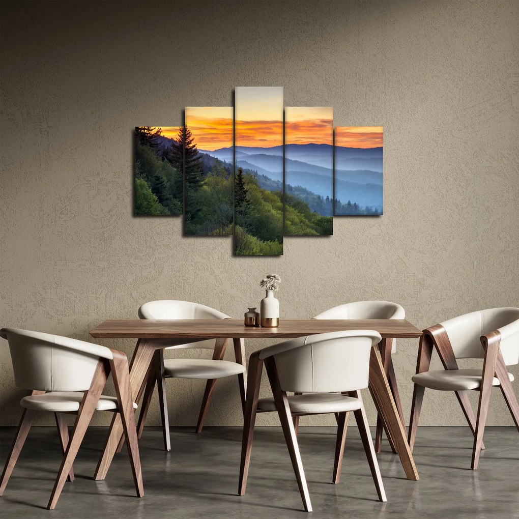 Obraz - Červánky v horách (150x105 cm)
