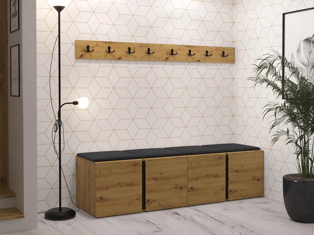 Predsieň Tavasz VII, Farby: Biela, Farba čalúnenia:: ekokoža Soft 017 (biela)