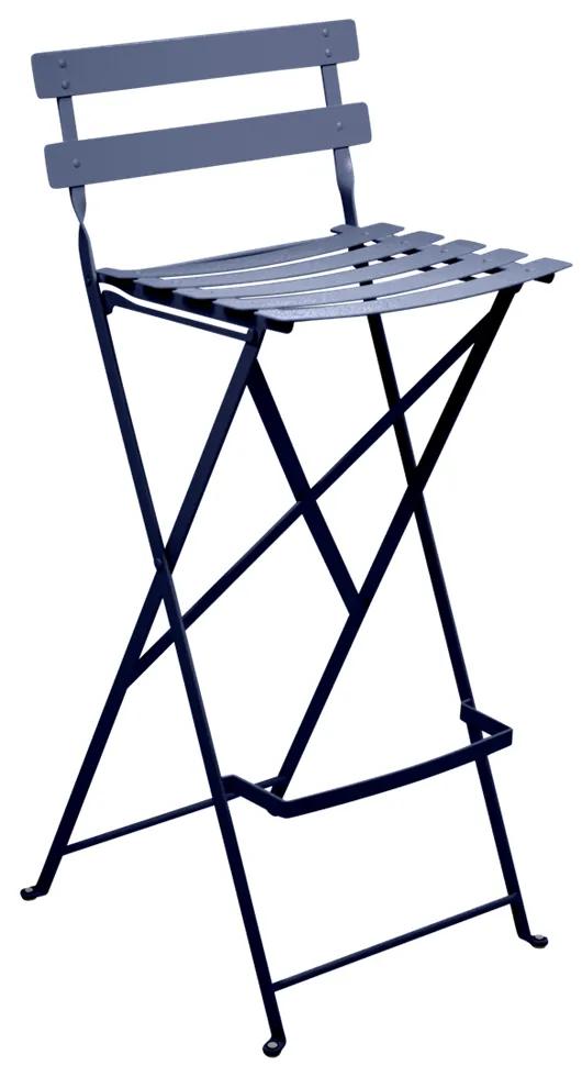 Fermob Skladacia barová stolička BISTRO - Deep Blue