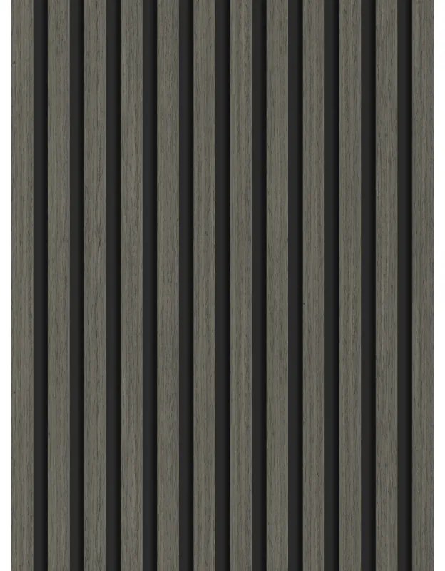 Mexen Lam-B, akustické stenové lamely 275 × 30 cm, HDF doska 4 mm, technická dyha, dub ónyxový, S100-275307-3015-010