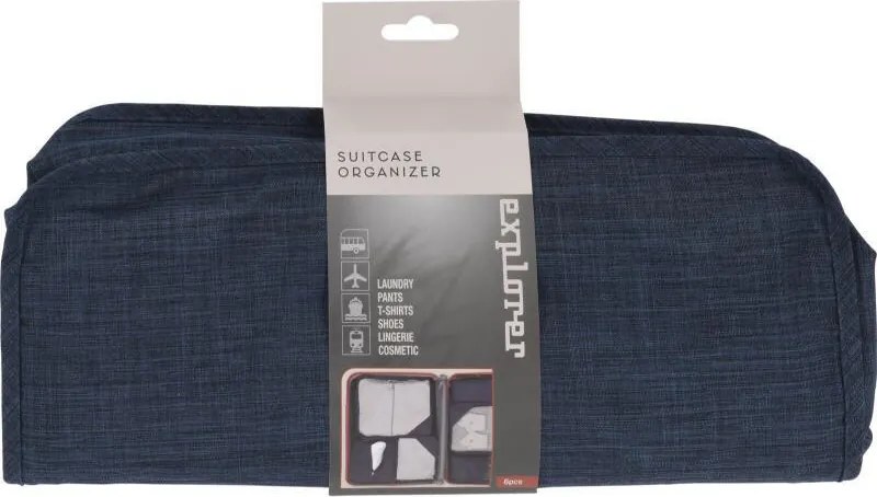 6-dielna súprava cestovného organizéra Travel