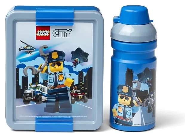 Súprava fľaše na vodu a desiatového boxu LEGO® City