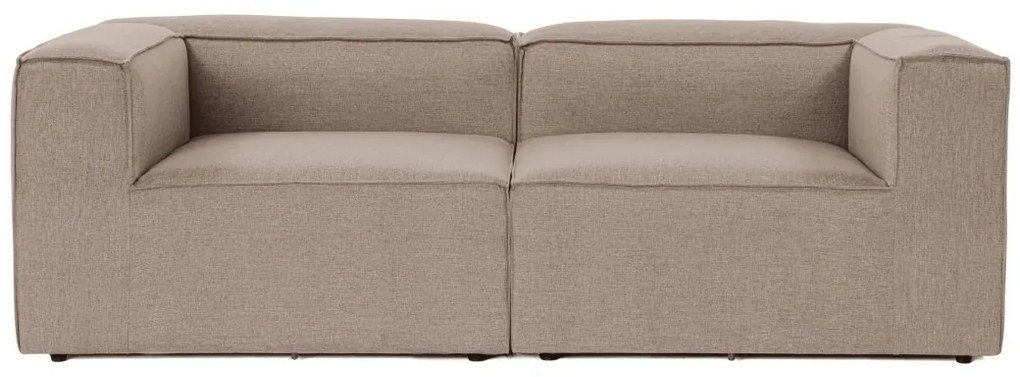 Dvoumístná pohovka Fora 248 cm hnědá