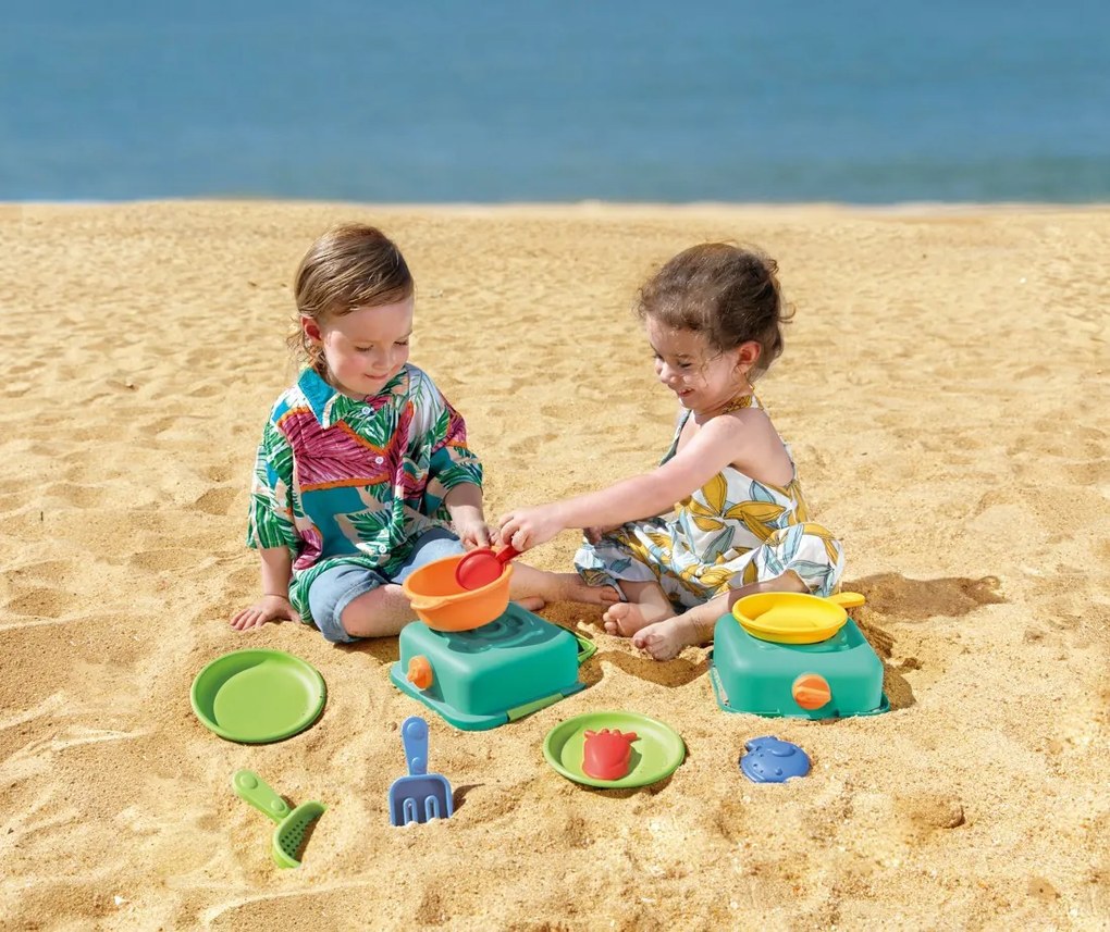 Súprava báboviek pre šéfkuchárov - hračka na piesok - 11 ks