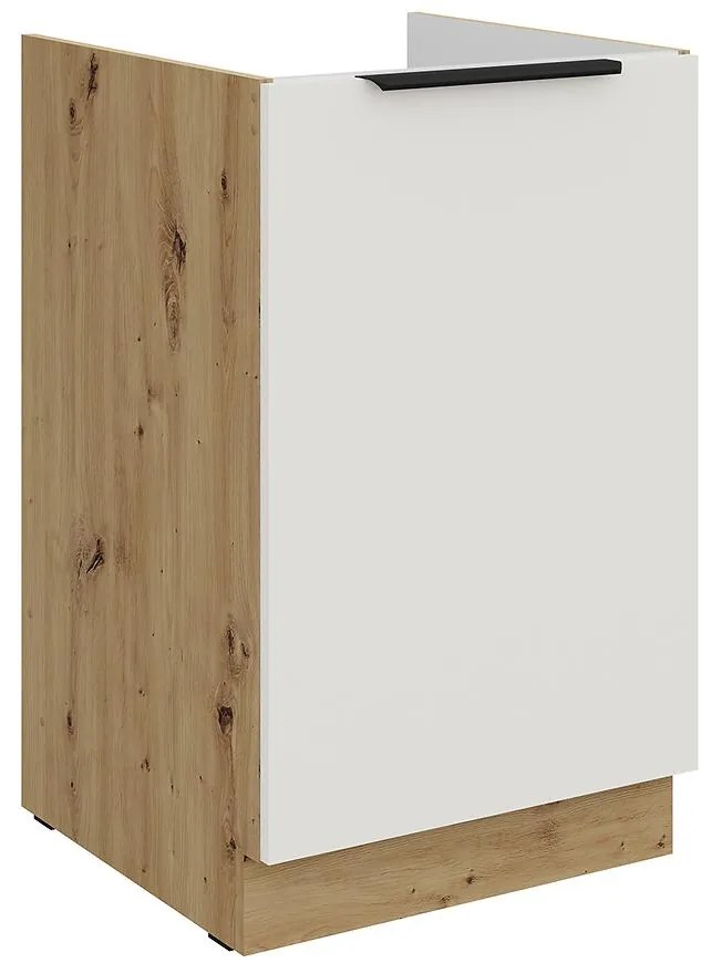 Kuchynská skrinka Aria-Wh/Ar Anti Fingerprint 50zl 1f Bb