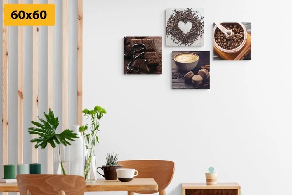 Set obrazov pre milovníkov kávy - 4x 60x60