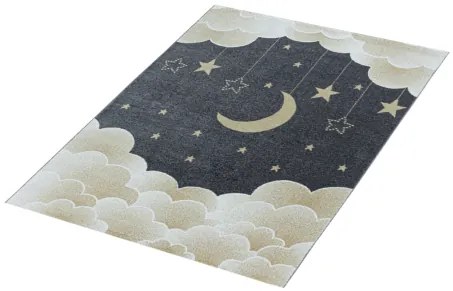 Koberce Breno Kusový koberec FUNNY 2101 Yellow, žltá, viacfarebná,80 x 150 cm