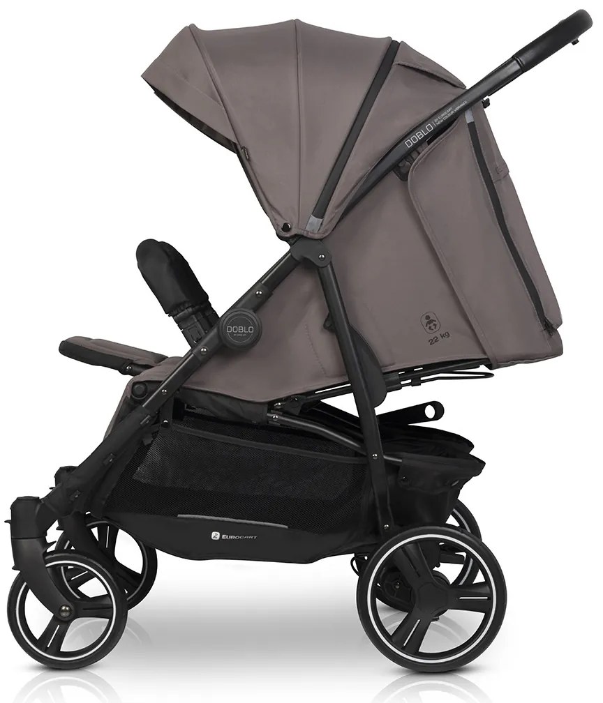 Súrodenecký kočík Euro-Cart Doblo Taupe