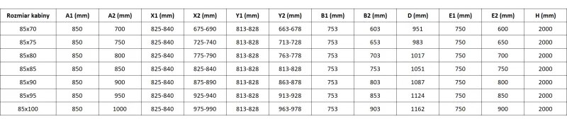 Mexen Mist-B Duo, 2-krídlový výklopný sprchový kút 85 x 70 cm, číre sklo, zlatý lesklý profil, 8A2-085-070-50-00