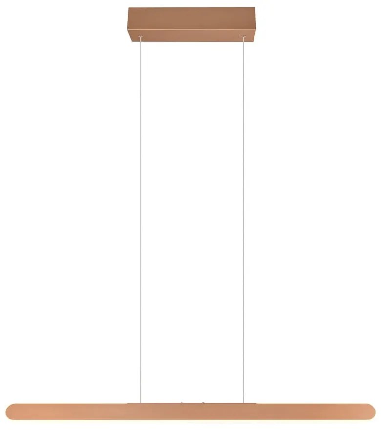 Hnedé LED závesné svietidlo Helios - Trio