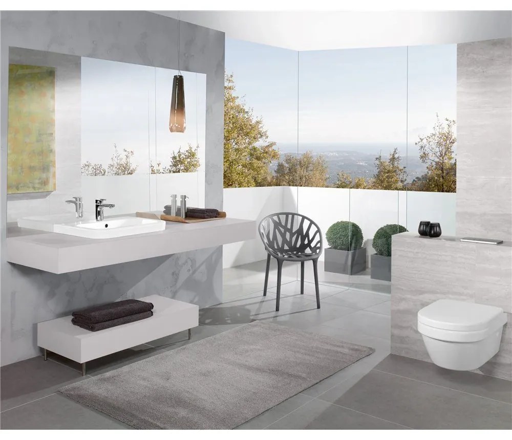 VILLEROY &amp; BOCH Architectura WC sedátko s poklopom, s funkciou QuickRelease a Softclosing, biela alpská, 9M83S101