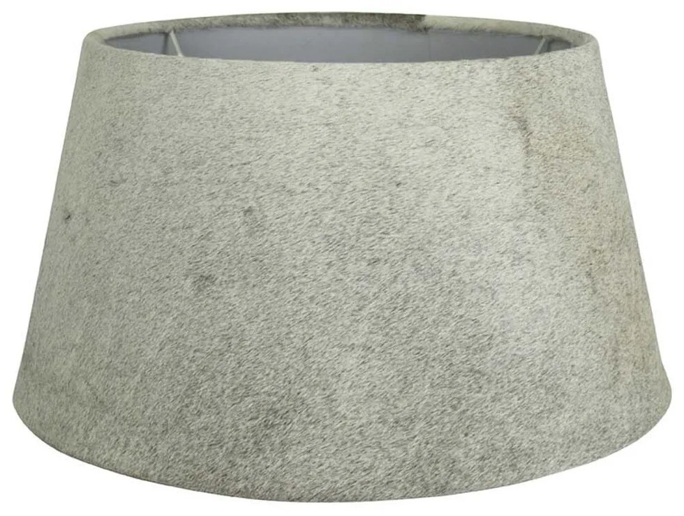 Kožené šedé tienidlo Taurus - 50 * 40 * 26cm