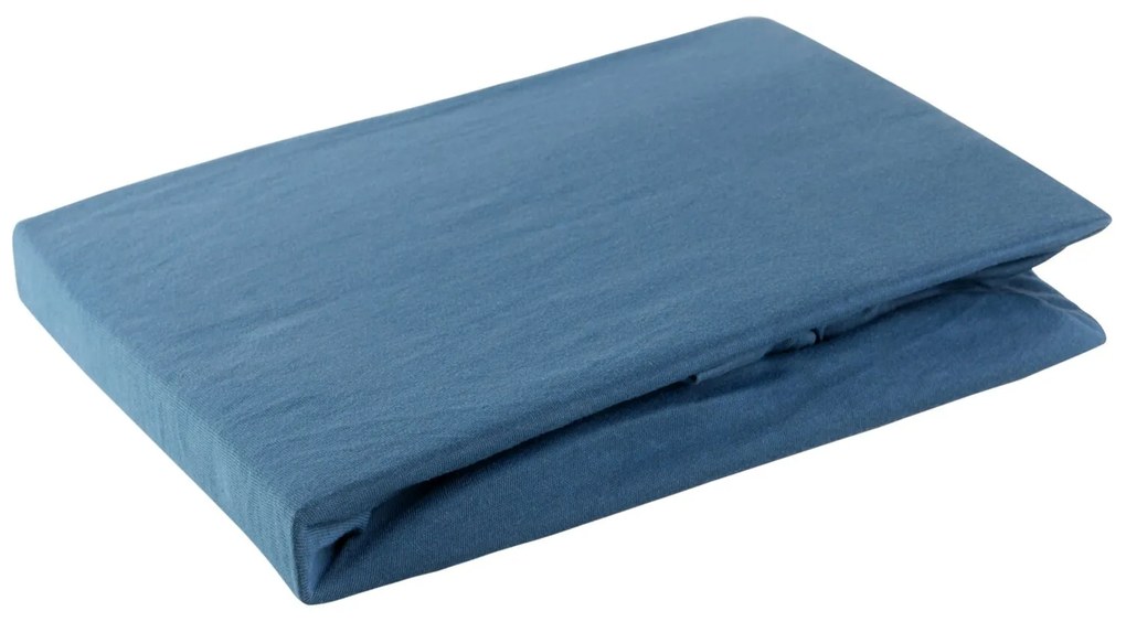 MAKOSATÉNOVÉ PRESTIERADLO NOVA 160X200 CM, VÝŠKA 30 CM TMAVOMODRÉ