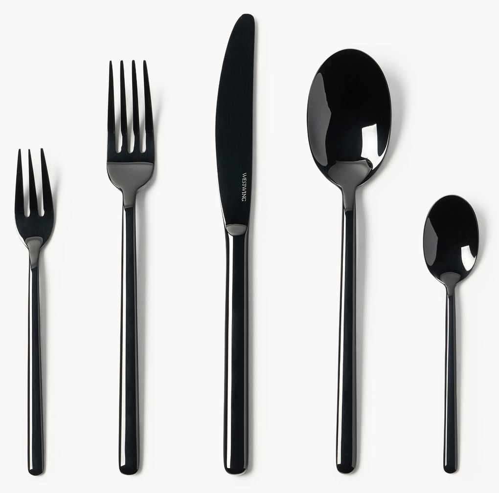 Súprava leštených príborov Loretta, rôzne veľkosti