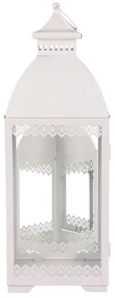 Lucerna kov biela S/2 49 cm