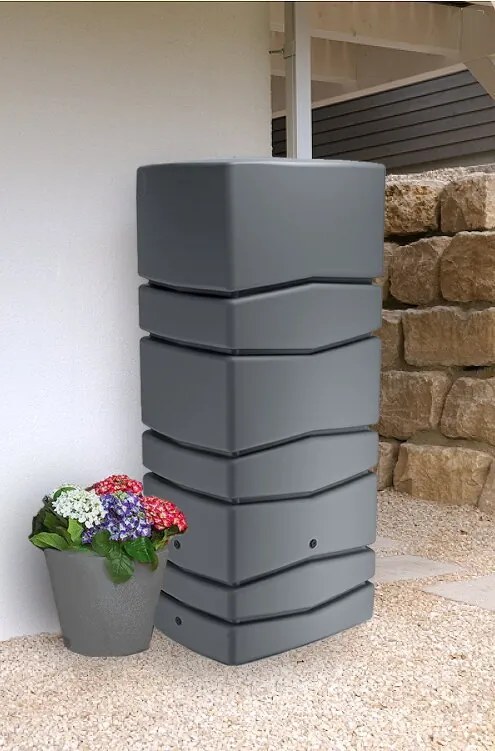 Plastový zásobník na dažďovú vodu IDTC650 650 l - antracit
