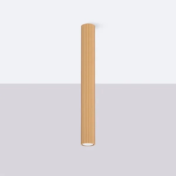 Sollux SL.1553 - Bodové svietidlo KARBON 1xGU10/10W/230V 60 cm zlatá