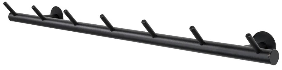 Čierny kovový nástenný vešiak 80 cm Odin – Spinder Design