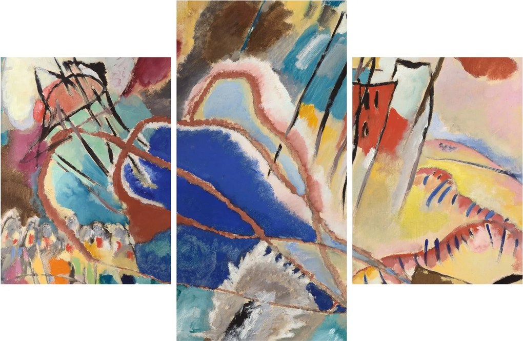Obraz -  Vasily Kandinsky, Improvisation No. 30 (Cannons), reprodukcia (90x60 cm)