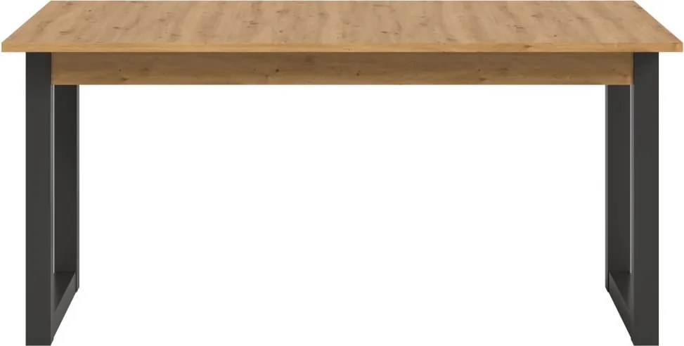 Rozkladací jedálenský stôl Seattle 150x90 cm, dub artisan/antracit