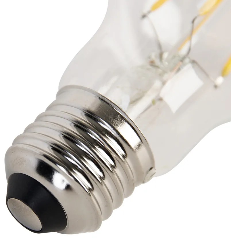 Sada 5 LED vláknových žiaroviek E27 A60 senzor súmraku 4W 470lm 2700K