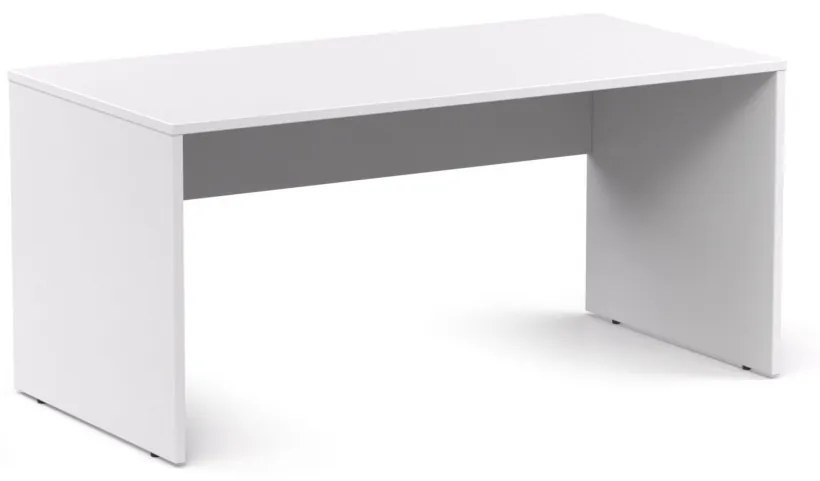 DREVONA Kancelársky stôl LUTZ 160x80 biely