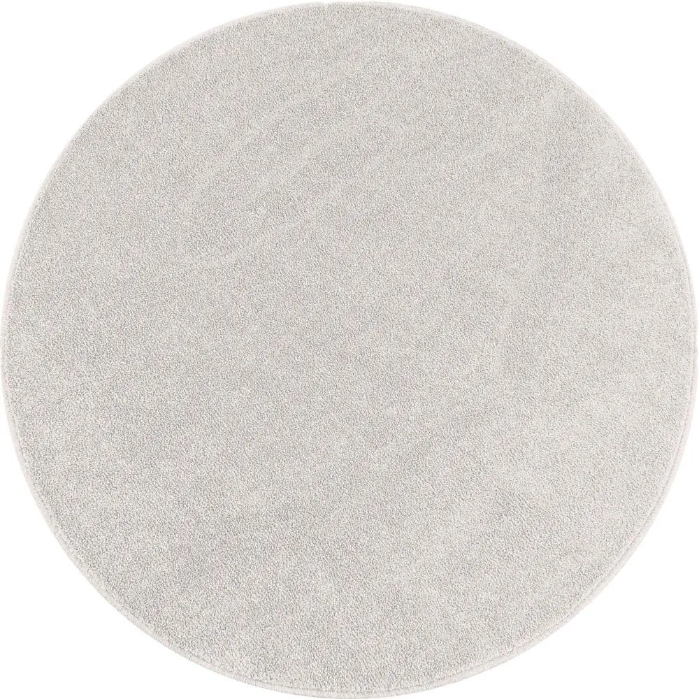 Sivokrémový okrúhly koberec ø 160 cm Ata – Ayyildiz Carpets
