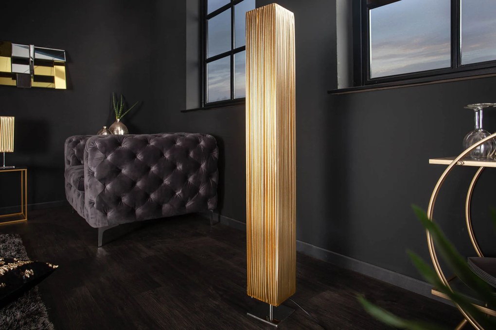 Stojacia lampa Paris 120cm zlatá