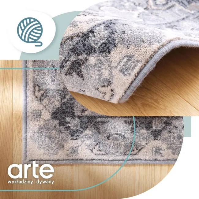 Koberec Dywilan Moon Torino strieborný