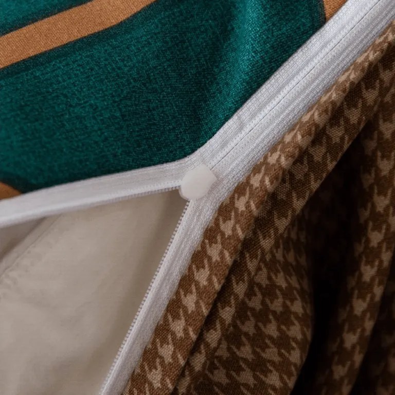 Flanelové obliečky z mikrovlákna z mikrovlákna KERNAL zelené Rozmer obliečky: 2 ks 70 x 90 cm | 200 x 220 cm