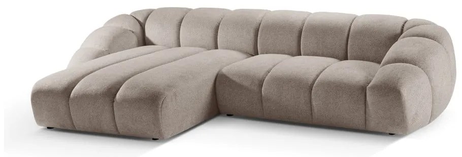 Béžová rohová pohovka (ľavý roh) Diana – Micadoni