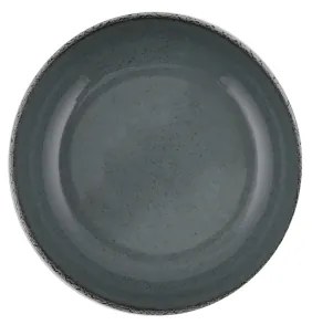 16-dielna jedálenská súprava, sivá/porcelán