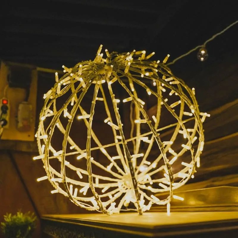 DECOLED LED světelná koule, teple bílá, pr. 100 cm