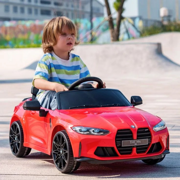 Elektrické autíčko BMW M4 červené