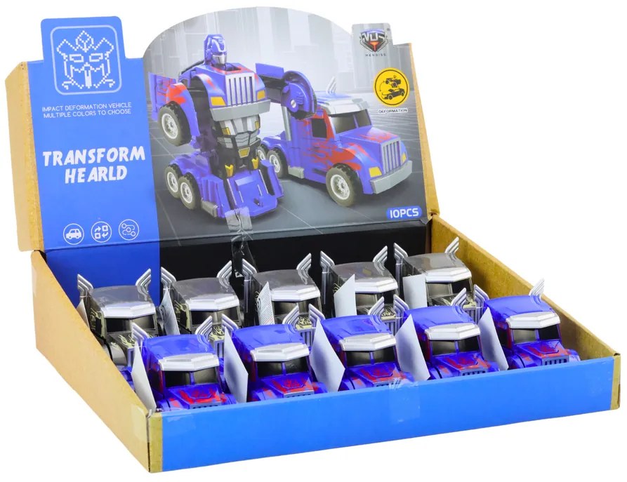 LEAN TOYS Auto-Robot 2v1 - 2 farby