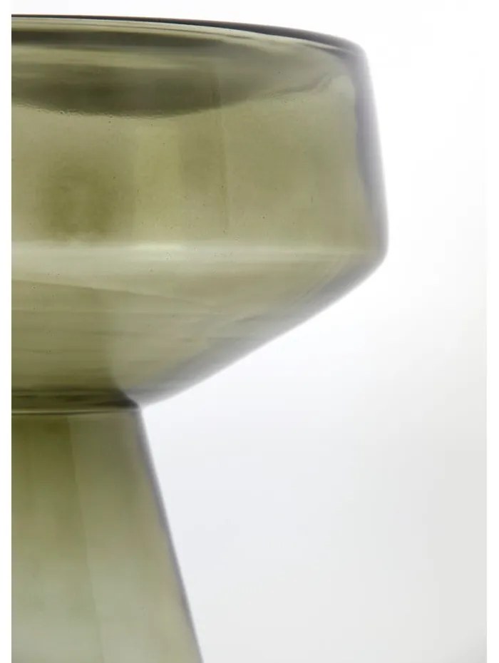 Sklenený okrúhly odkladací stolík ø 37 cm Dakwa – Light &amp; Living