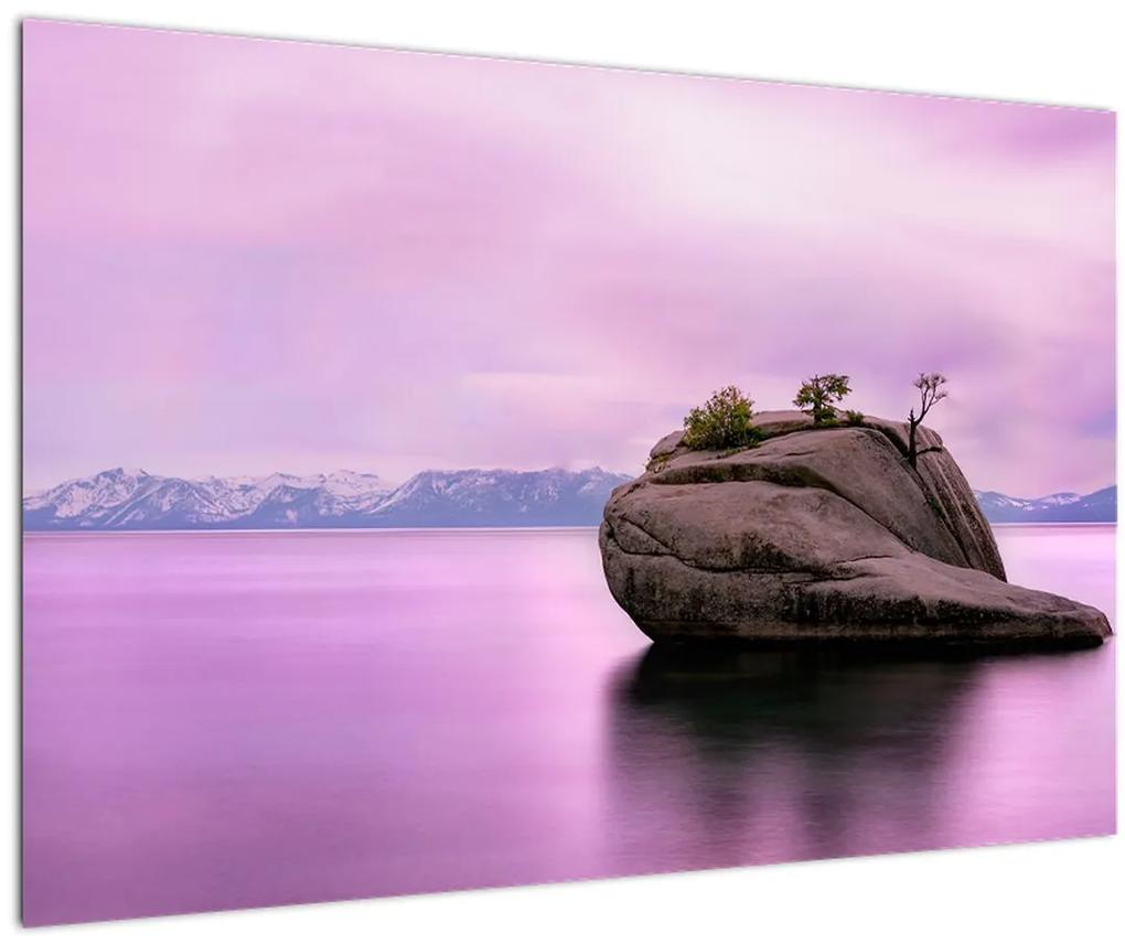 Obraz kameňa v mori (90x60 cm)