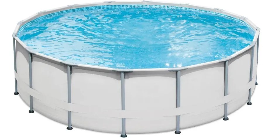 Nadzemný bazén s oceľovou konštrukciou Summer Waves Elite Frame Grey 4,88 x 1,22 m 58089