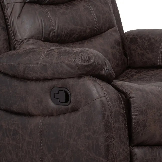 Polohovacie kreslo hnedé TV-4086 BR