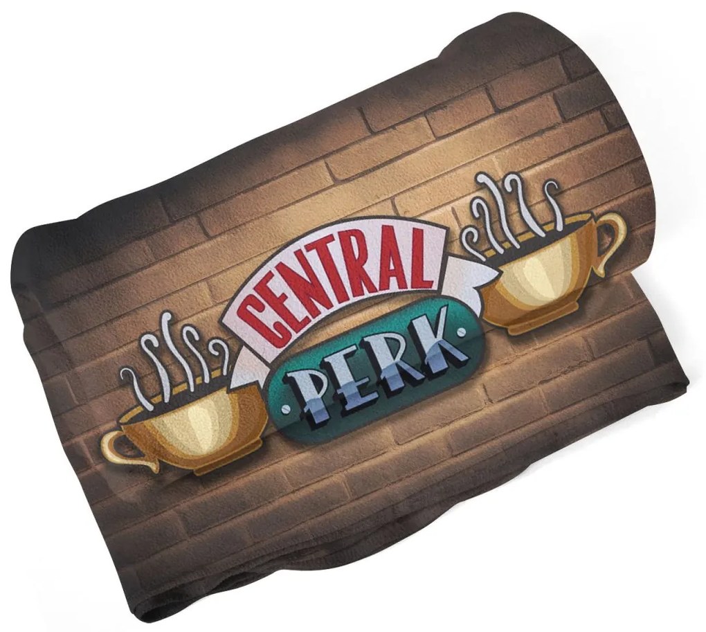 Sablio Deka Seriál Priatelia CENTRAL PERK Tehly - 150x120 cm