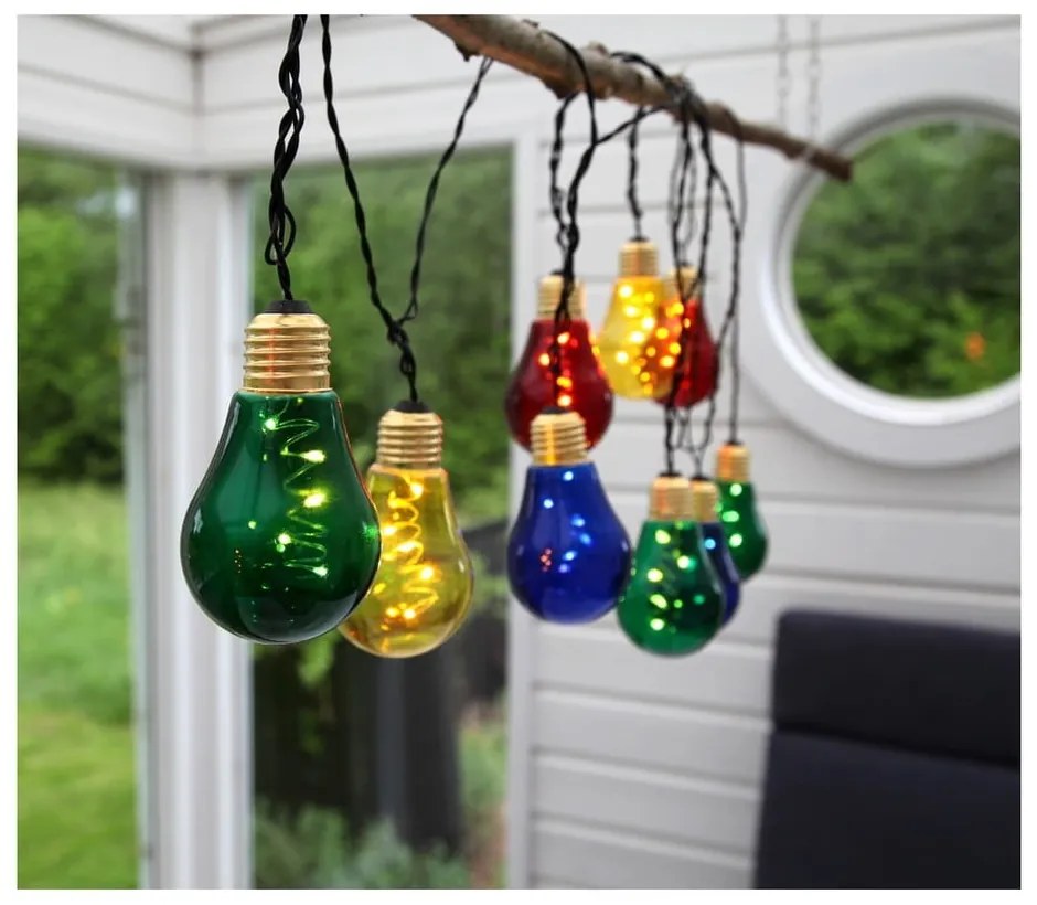 Farebná svetelná LED reťaz Star Trading New Glow, dĺžka 3,6 m