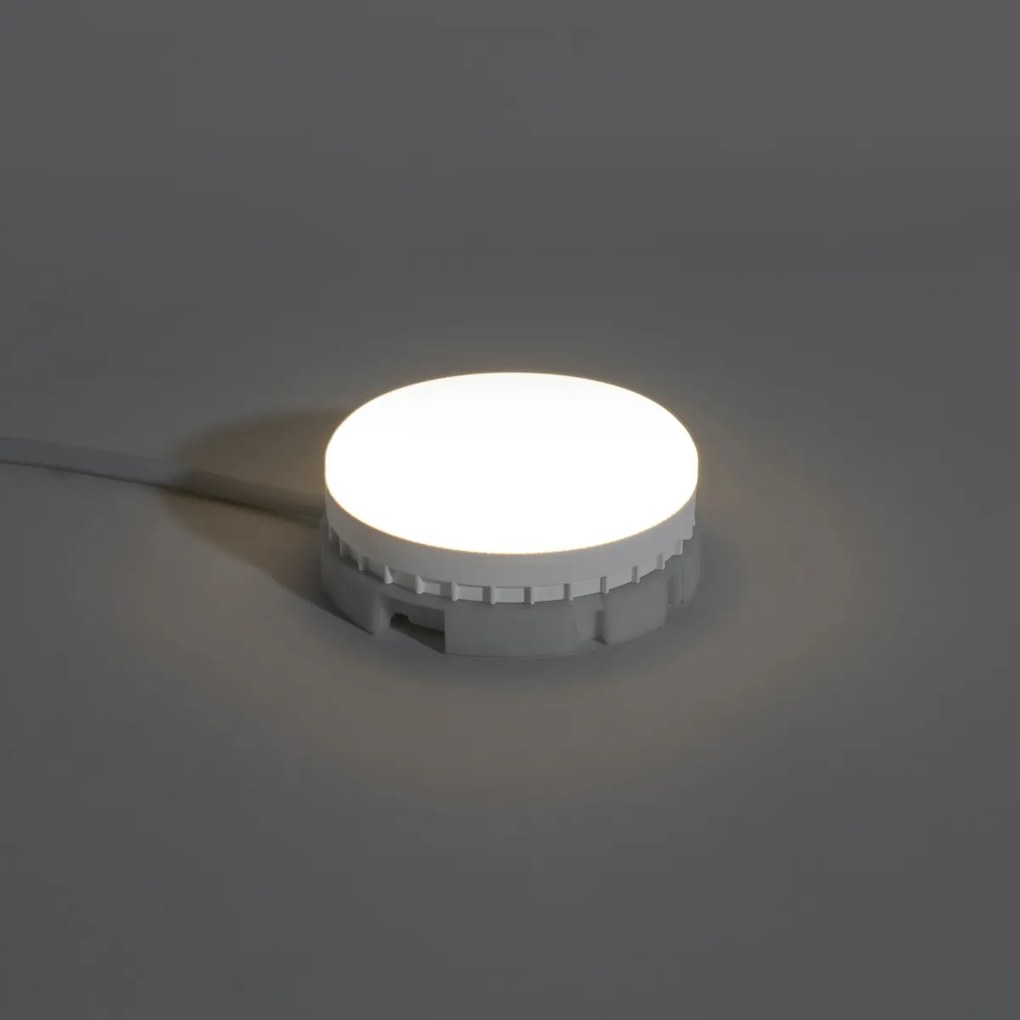 Sada 5 GX53 3-krokovo stmievateľných LED žiaroviek 9W 900 lm 3000K