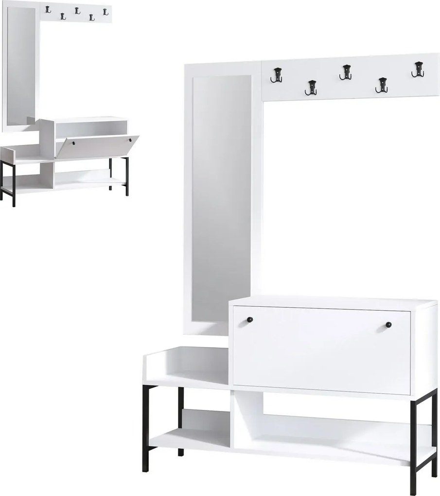 Predsieňová zostava Lopp Black and White