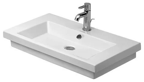 Keramické umývadlo klasické DURAVIT 2ND FLOOR 70x46 cm WonderGliss biele